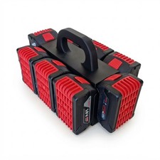 Bosch Professional 18V Akkutr&auml;ger f&uuml;r 8 Akkus  Akku Caddy Aufbewahrung