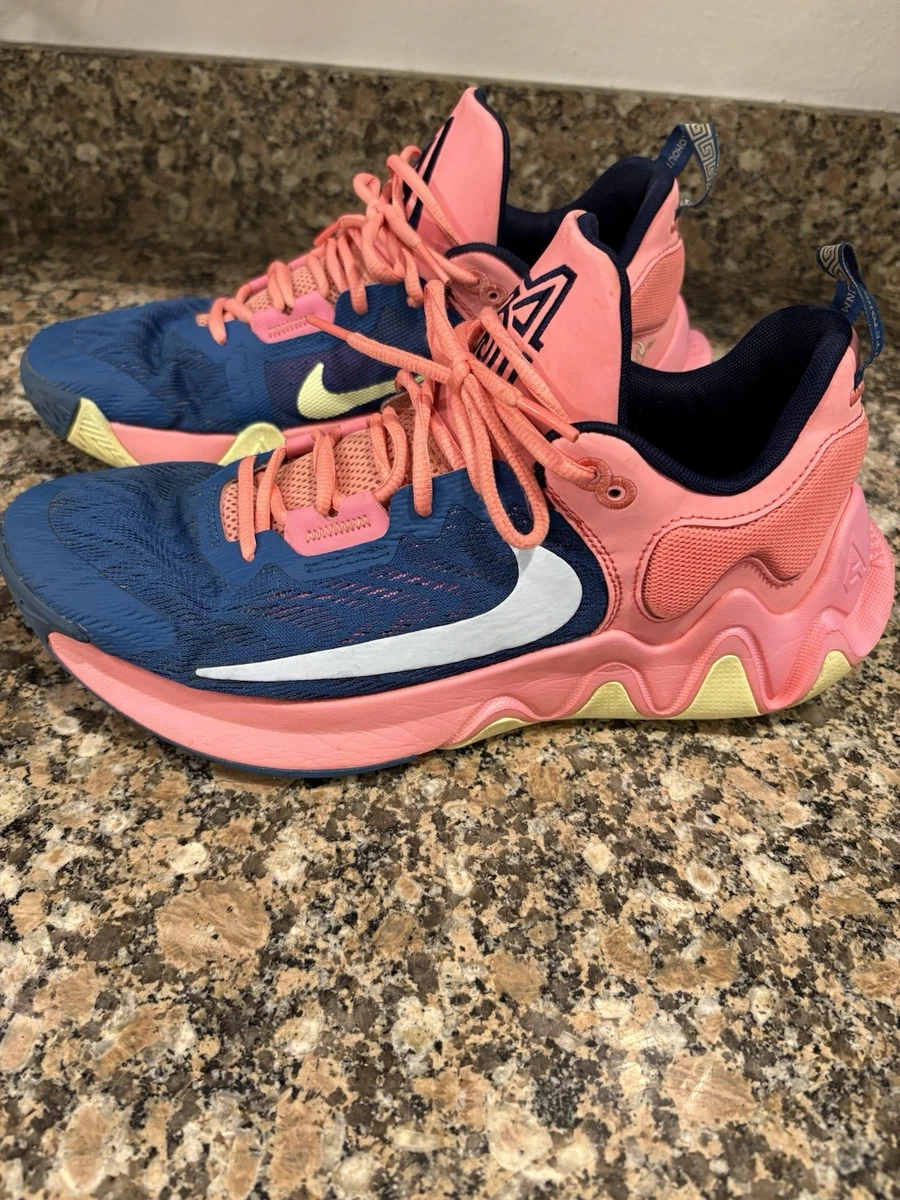 Nike Giannis Immortality 2 Dark Marina Blue Laser Crimson Men\'s 9.5 Barely Used! Nike Giannis Immortality 2 Dark Marina Blue Laser Crimson  main image 4