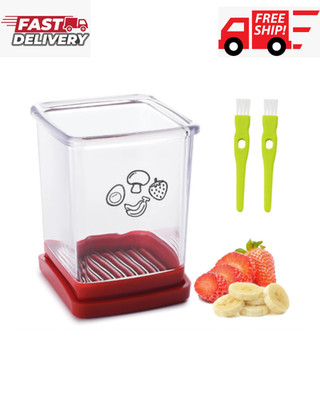 Fruit Speed Cup Slicer With Push Plate Egg Slicer Strawberry Banana Cutter