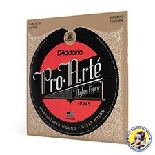 D'Addario Classic Guitar Strings Pro-Arte Silver Clear Normal EJ45 Exclusive