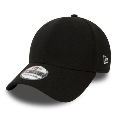 Basecap New Era 39Thirty Unisex Mütze Kappe Baseball Kappe schwarz Baumwolle