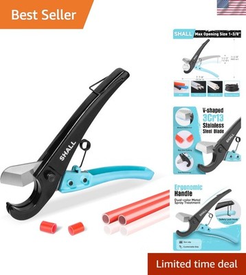 Durable Hand-Powered Tubing Cutter for PEX, PVC, and More - Lightweight Tool