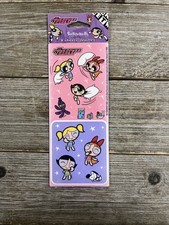NWT Vintage Cartoon Network s Powerpuff Girls Three Pack Of Stickers
