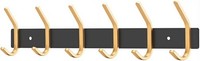 Kleiderhaken Wand, Garderobenhaken Schwarz Wandgarderobe Edelstahl Hakenleiste