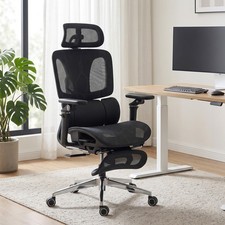 Ergonomic Office Chair with Separated Backrest, High Back Mesh Desk Chair