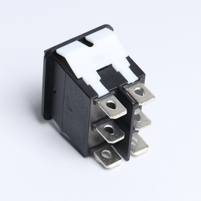 Electric Switch Double Momentary Rocker Switch Waterproof JDNN LA158-2 250V 10A