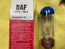 Lot of 3 Sylvania DAF 120V 300W Blue Top Projector Projection Video Lamp Bulb
