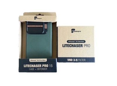PolarPro Litechaser  iPhone 15 Pro Max & VND 3-5 Filter