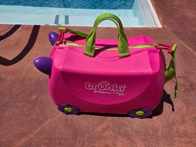 Made in USA Real Melissa & Doug Trunki Ride-on Kids Suitcase Trixie Girl Pink