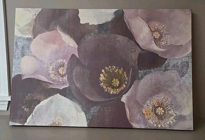 Epic Graffiti Eventide Plum by Albena Hristova Canvas Wall Art, 30'' X 20'' Purple