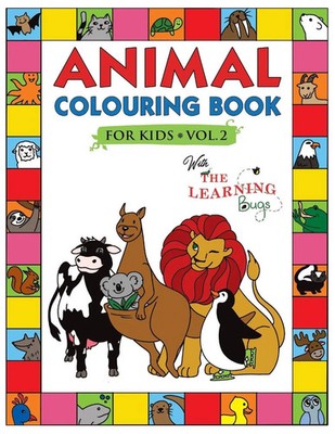 Animal Colouring Book for Kids with The Learning Bugs Vol.2 The Learning Bugs