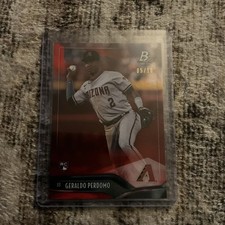 2021 Bowman Platinum Geraldo Perdomo #2 Red /10  (RC) rare 