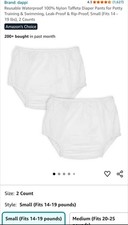 Dappi Waterproof Underpants/Diaper Covers - 2 small, 2 medium