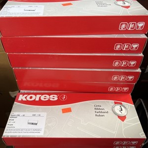 Kores Purple Nylon Ribbon Cartridge KOR500P Epson ERC-32 Compatible NOS Lot 10
