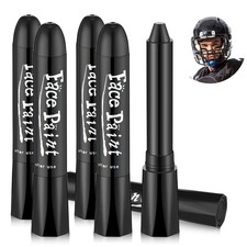 6 Pcs Black Face Paint Sticks, Football Eye Black