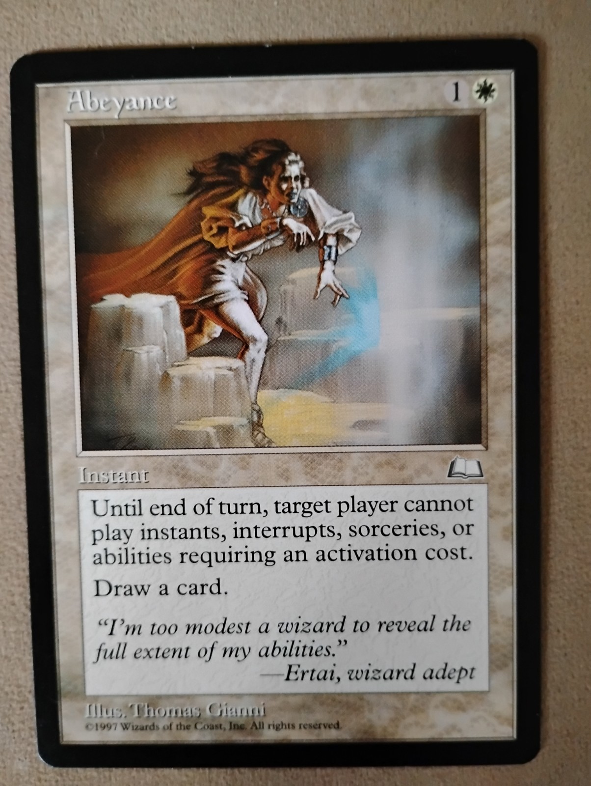 MTG Magic the Gathering English Abeyance 1997 Weatherlight NM