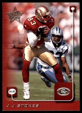 J.J. Stokes 1999 Leaf Rookies & Stars #162 San Francisco 49ers NFL READ