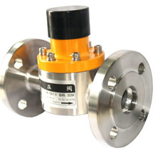 Stainless steel flange back pressure valve