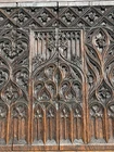 SALE !!! TOP QUALITY  Gothic Revival Door panel in oak 21.57 inch high
