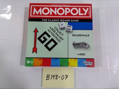 Hasbro Games Monopoly Classic Family Board Game 2-8 Players 8+ New Sealed