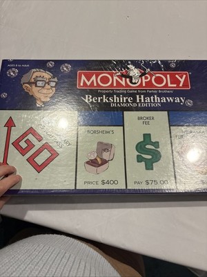 2005 Berkshire Hathaway Monopoly Game Diamond Edition NEW SEALED! Warren Buffet