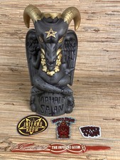 Inferno Room Mahalo Satan Tiki Mug 6 Years Munktiki Big Toe 10.5" Tall 32 Oz