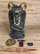 Inferno Room Mahalo Satan Tiki Mug 6 Years Munktiki Big Toe 10.5" Tall 32 Oz