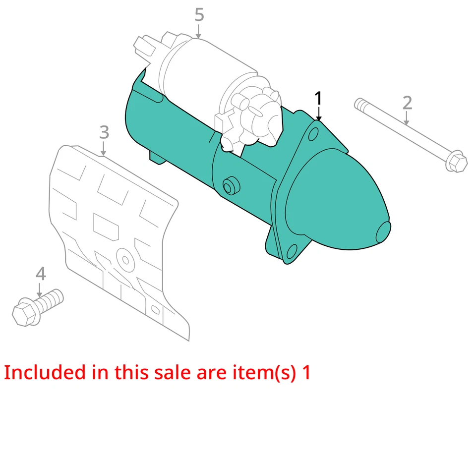 Solenoide motor de arranque para automóvil Hyundai Genesis 2009-2012 OEM Z5HLW Foto 3 de 4