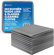 Premium Lens Glasses Cleaning Cloth by Gray 6 X6 10Pk Soft Microfiber