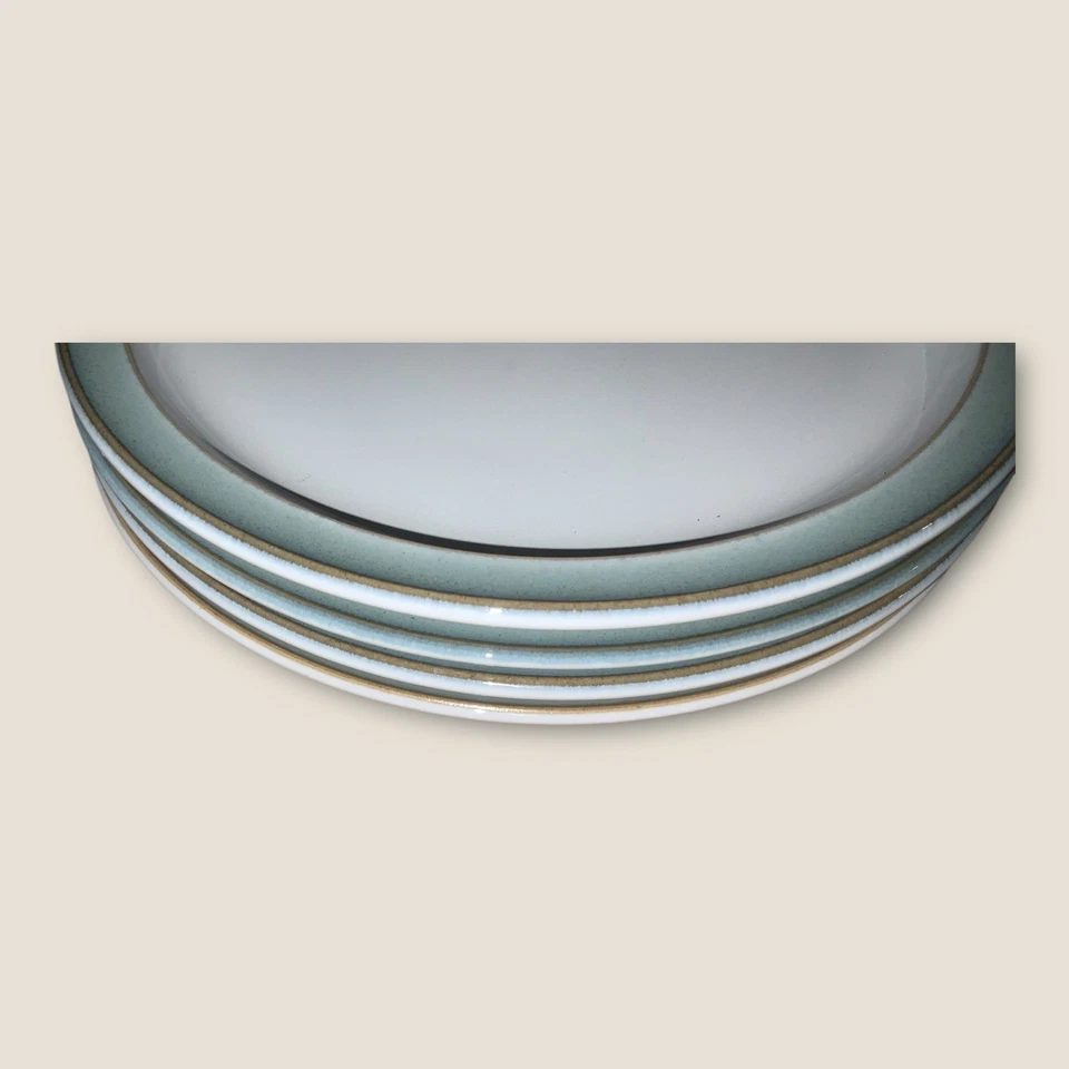 Denby Regency Green 4x Side Tea Bread Plates 6.5” Vintage Hardly Used Excellent - Image 4 of 4