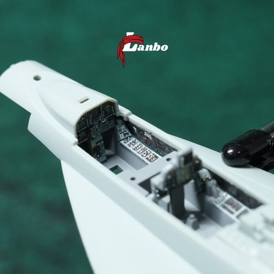 Lanbo Model 72130 1/72 E/A-18G GROWLER 3D Printed Cockpit FOR ACADEMY