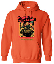 Funny Halloween Hoodie Witchcraft Witch Costume Mens Graphic Hoodies Costume