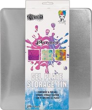Ranger Gel Press Storage Tin Multicolor 12 0 Inch Standard Craft Storage Tin