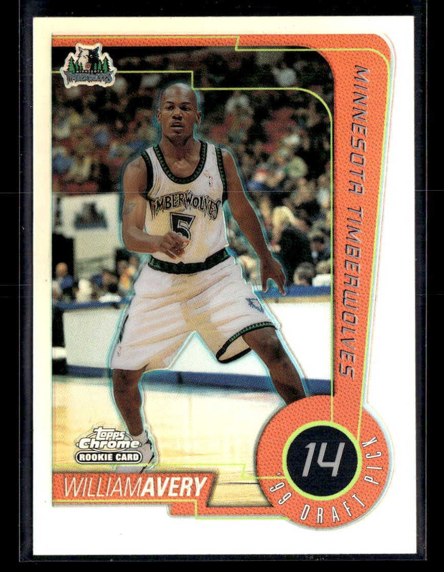 1999-00 Topps Chrome #236 William Avery Refractors Rookie RC