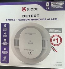 Kidde Smoke & CO Detector 30CUA10-V, Hardwired, 10-Year Battery Voice Alerts 836