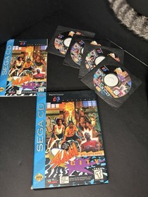 Slam City with Scottie Pippen Sega CD 1994 Basketball CIB Tested + Working