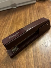 Vintage Swingline 747 Stapler Rare Dk  Red USA Made, Tested, Works