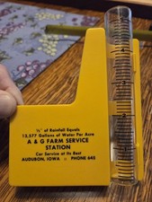 Vintage wskaźnik deszczu Iowa