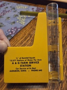 Vintage Rain Gauge Iowa