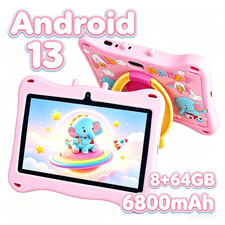 Tablet Android Octa-Core 8GB RAM+64GB IPS HD Screen WiFi Bluetooth Parental Cont