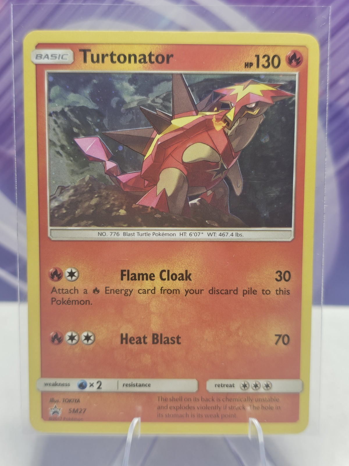 Turtonator SM27 Cosmos Holo | Black Star Promo (2017) | Pokemon Card TCG