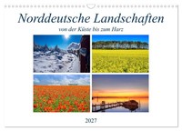 "Calendar 2027 · US Version · North German Landscapes (Wall Calendar 2027 17\" × 1"