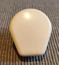 Vintage  Ediswan 3 Pin Plug 13A Bakelite White Plug UK