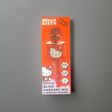 Hello Kitty Bluetooth Bling Karaoke Microphone  Wireless Speaker - Rechargeable