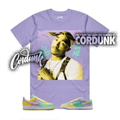 Dunk Easter Air Force 1 Emerald Yellow Hydrangeas Pink Foam Shirt Match TP