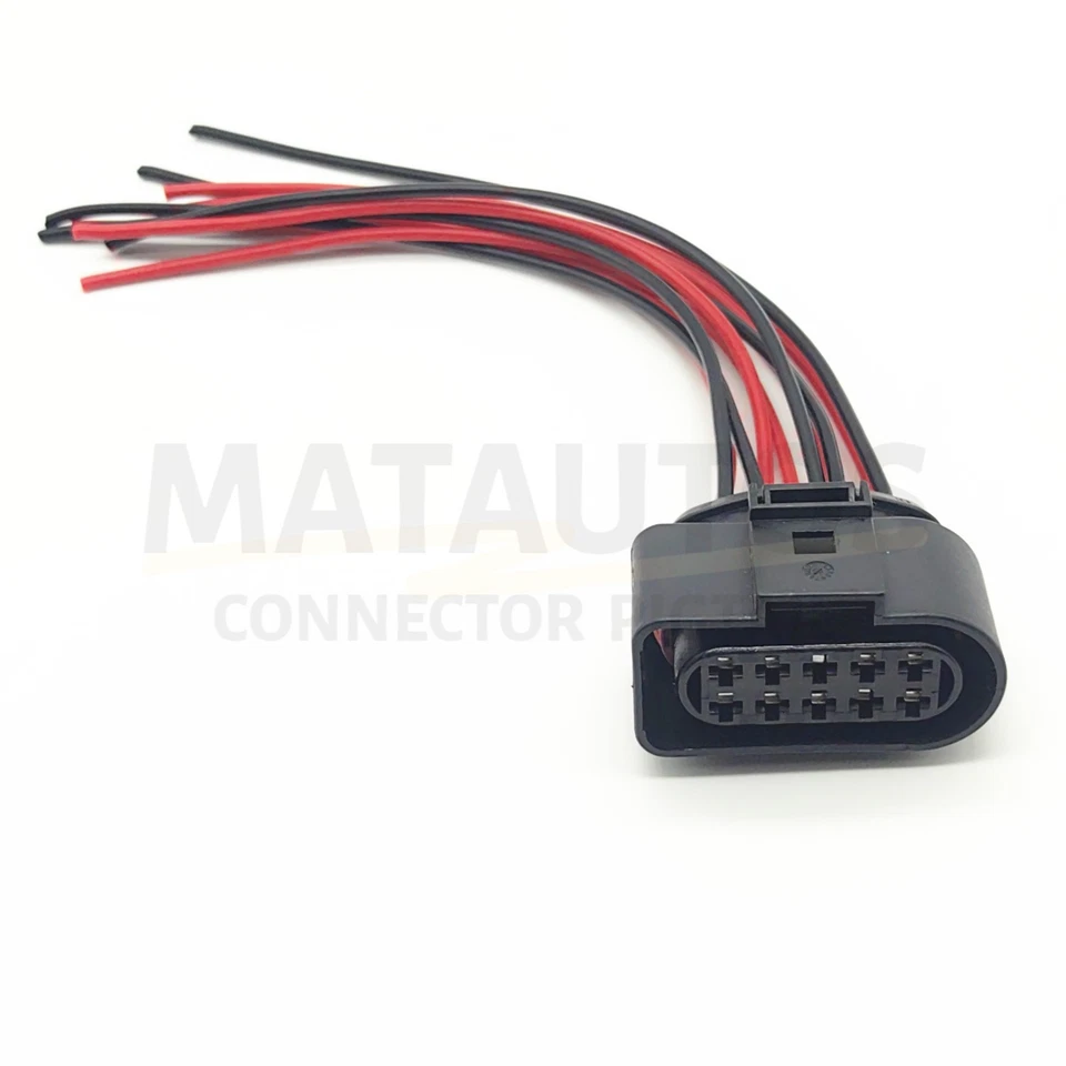 10 Wire Front Headlamp Headlight Connector Repair For Volkswagen Jetta 2008-2021 - Image 3 of 4