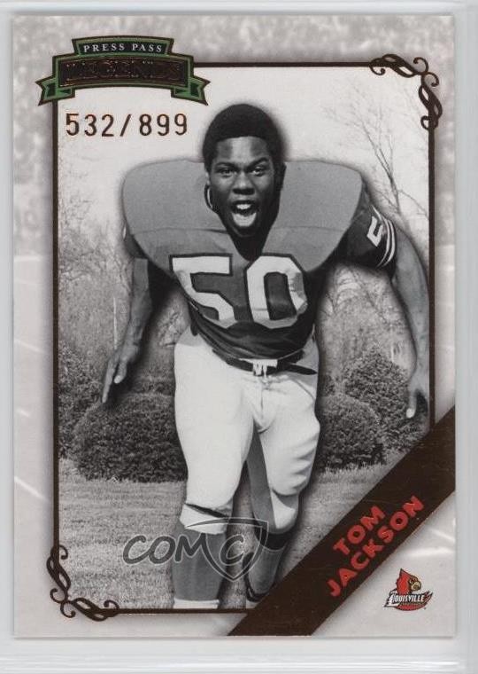 2009 Press Pass Legends Bronze 532/899 Tom Jackson Tommy Jackson #70 c7w