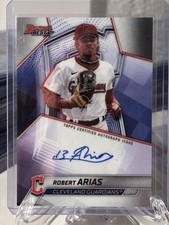 Robert Arias Auto 2025 Bowman’s Best #B25-RA Cleveland Guardians