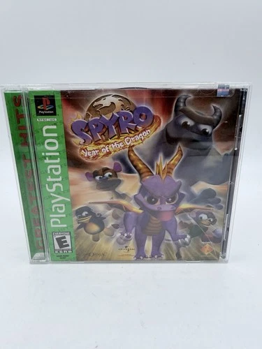 Spyro: Year of the Dragon (Sony PlayStation 1, 2000) PS1 Greatest Hits, Complete