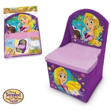 Poltroncina per Bambini con Porta Giochi- Disney Rapunzel.